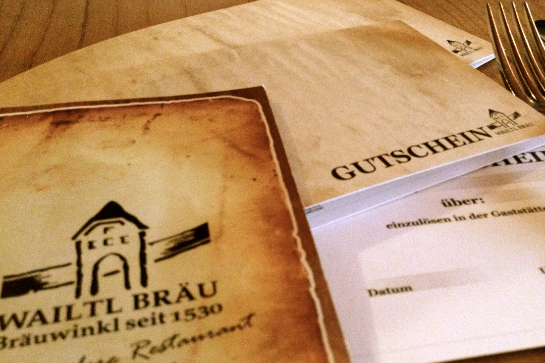 Gutschein Wailtl Bräu
